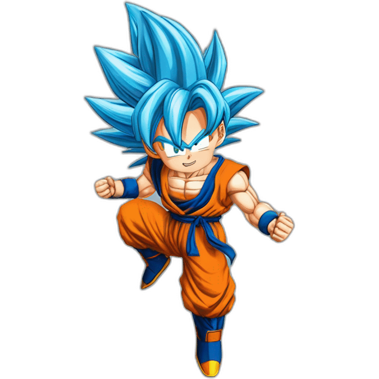 Son goku ssj bleu emoji