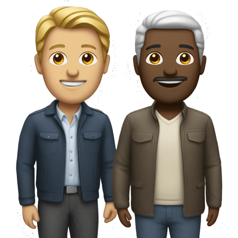 Mercedes and white man emoji