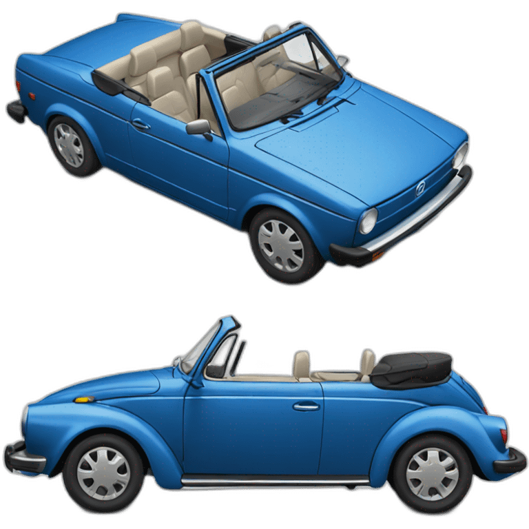 Volkswagen-Newbeelte-convertible-blue emoji