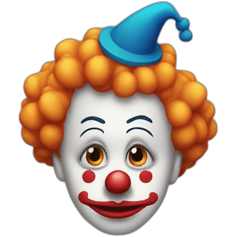 sad clown emoji