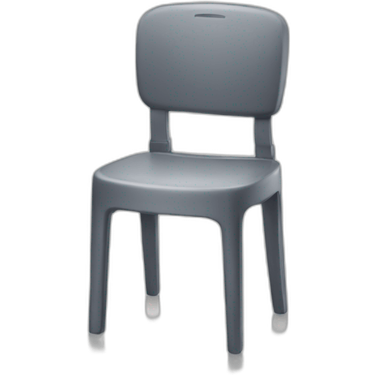 chair plastic emoji