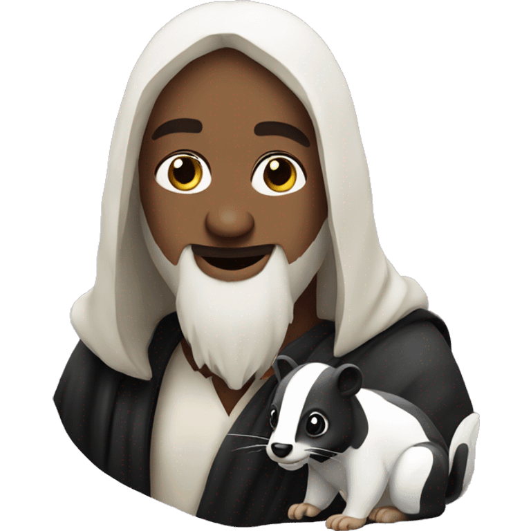 Jesus And skunk emoji