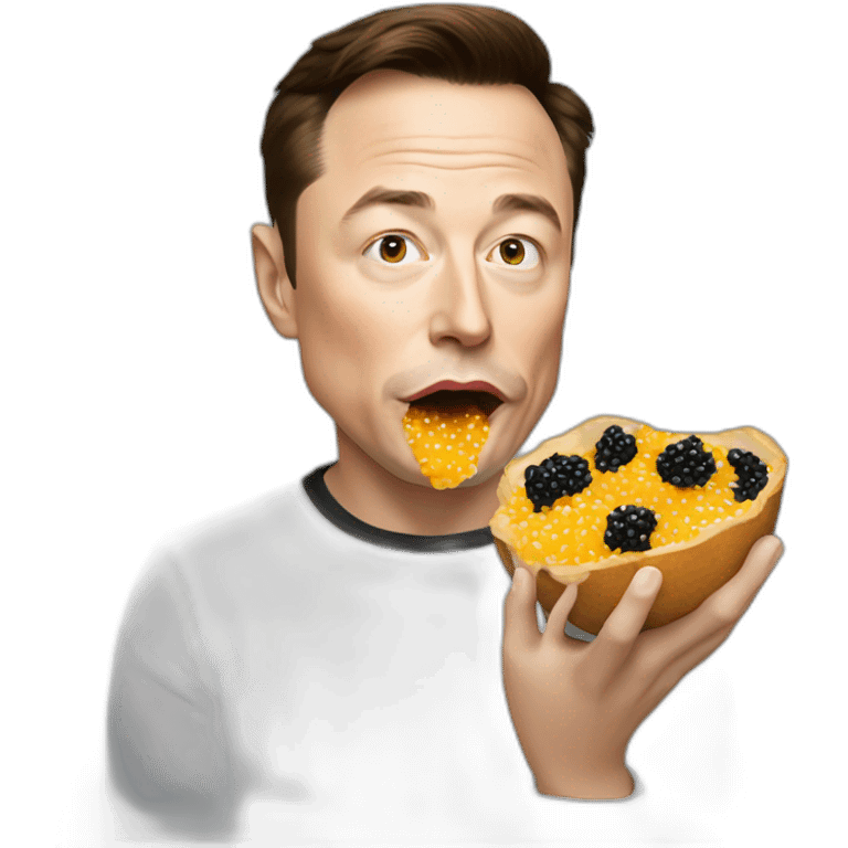 elon-musk-eating-caviar emoji