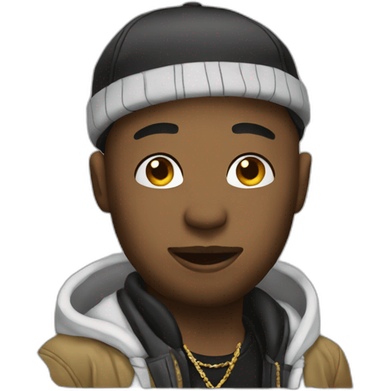 A rapper emoji