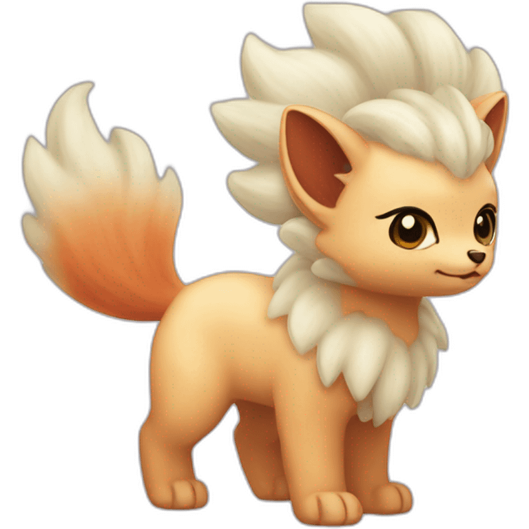 Vulpix and ninetales emoji