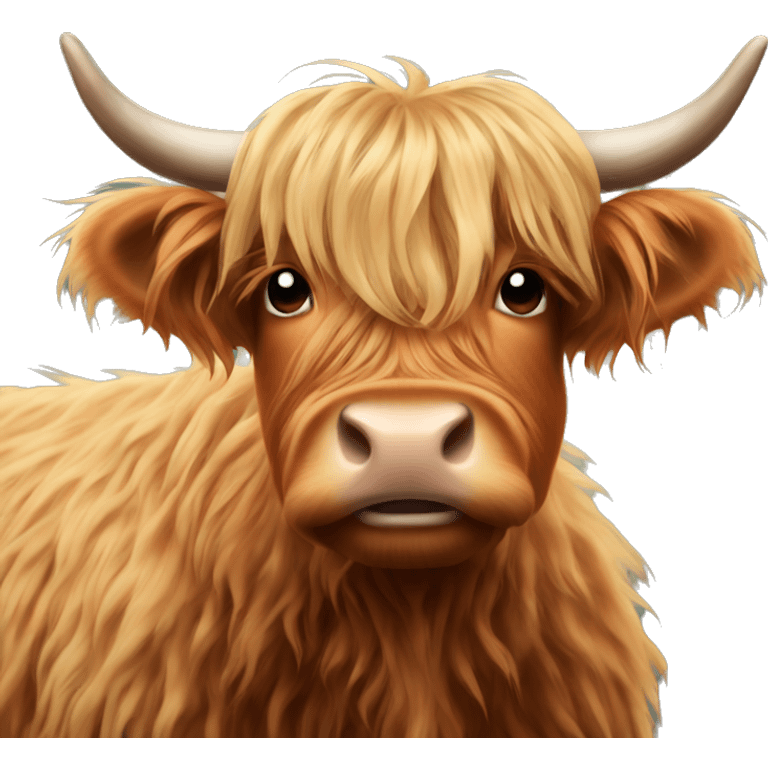 Highland cow  emoji