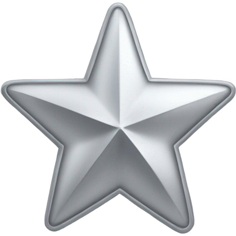 silver star in google style emoji