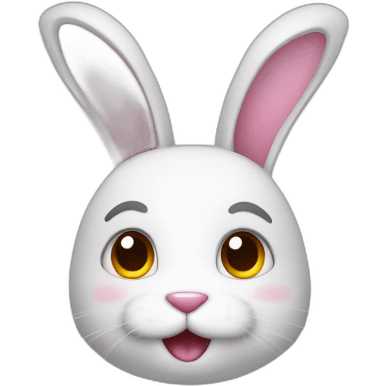 Musical bunny emoji