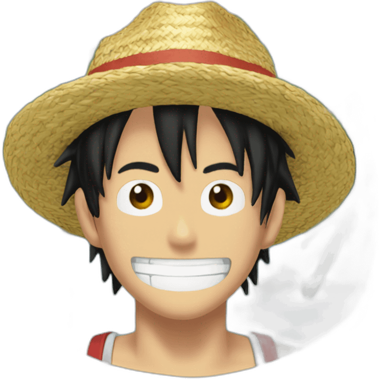 Luffy chapeau de paille  emoji