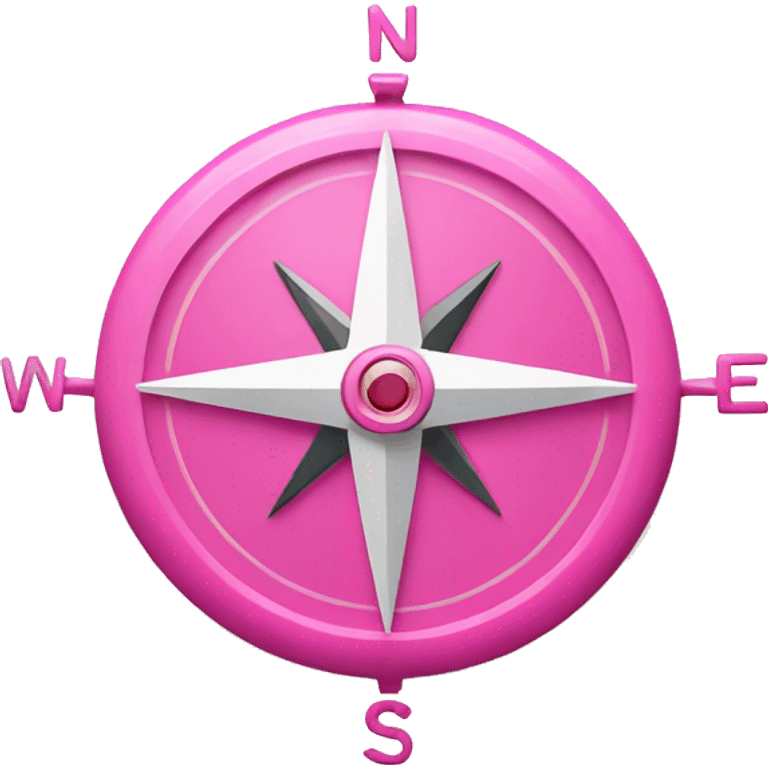 pink compass emoji