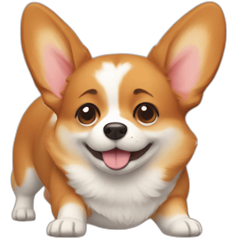 Corgi belly emoji