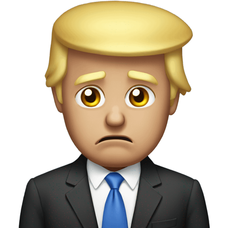 Donald trump crying emoji