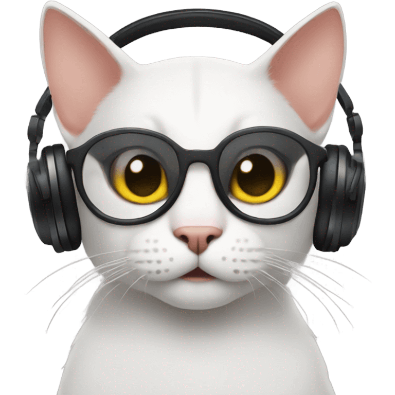 Cat DJ emoji