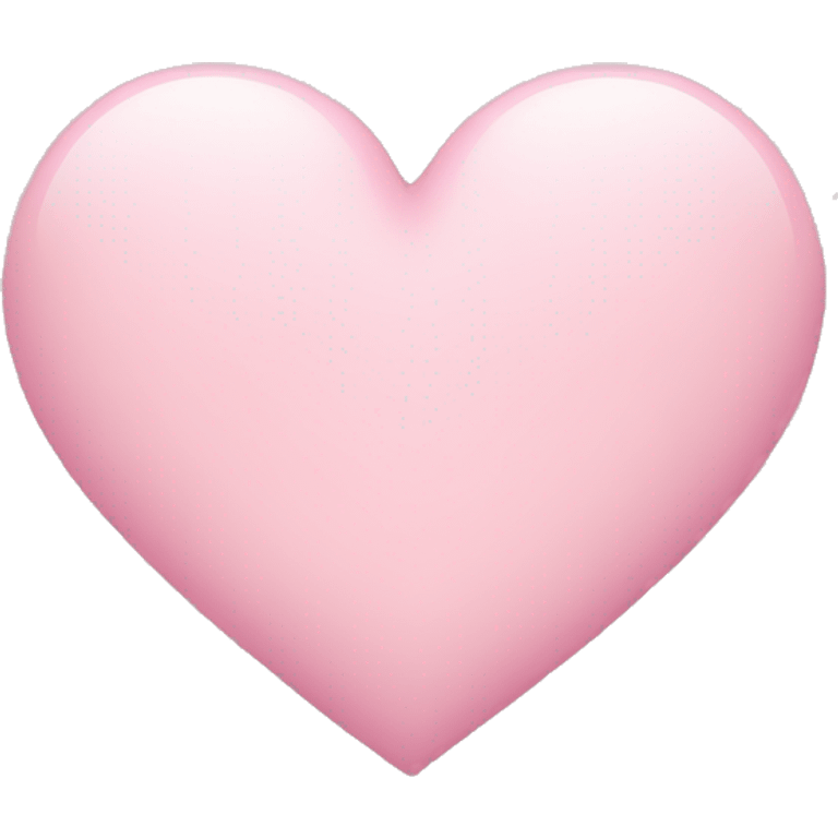 Light pink heart emoji