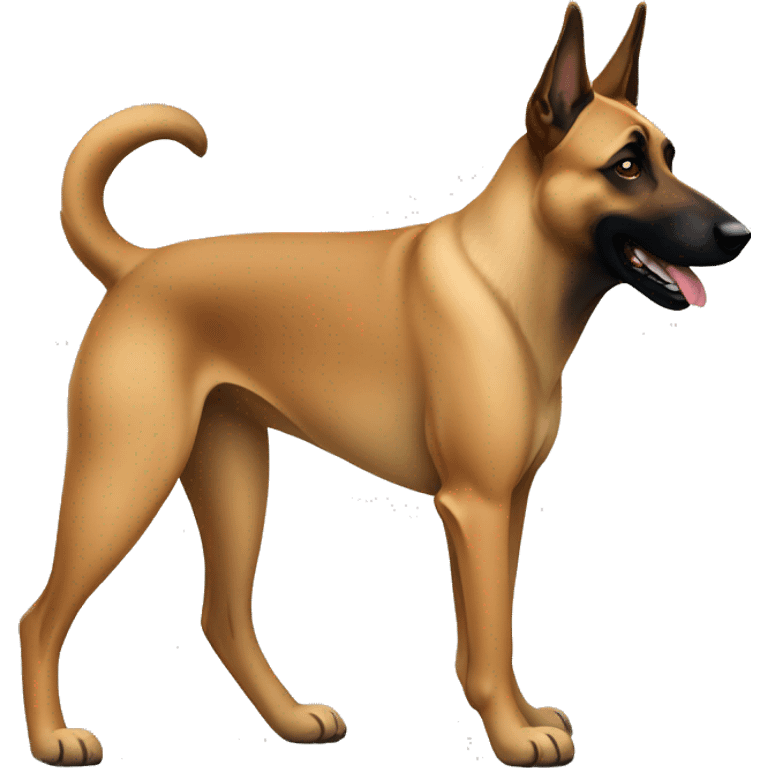 Walking Belgian malinois emoji