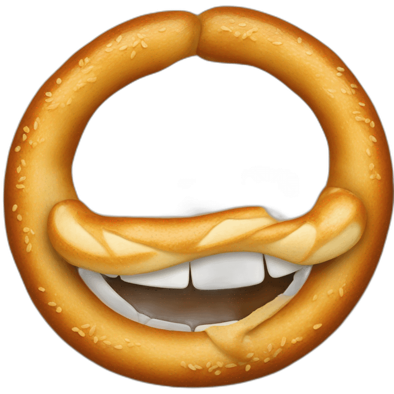 Bretzel smile emoji