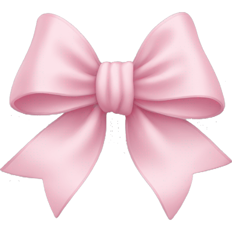 Light pink bow emoji