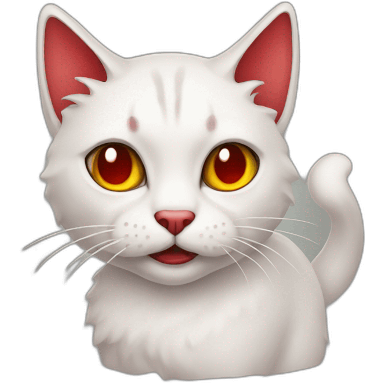 bloodstained-cat emoji