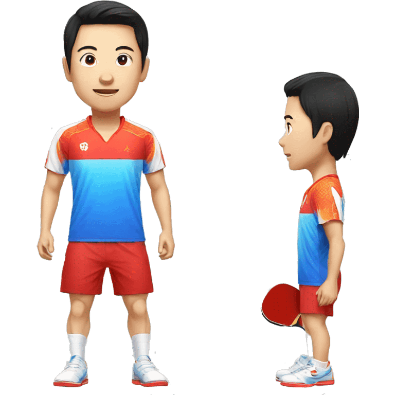 chinese table tennis player chinese emoji