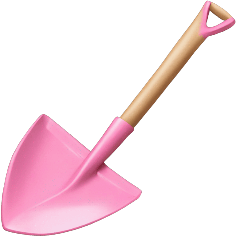 Small Pink garden shovel emoji