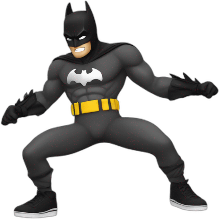 Batman qui fait du breakdance emoji