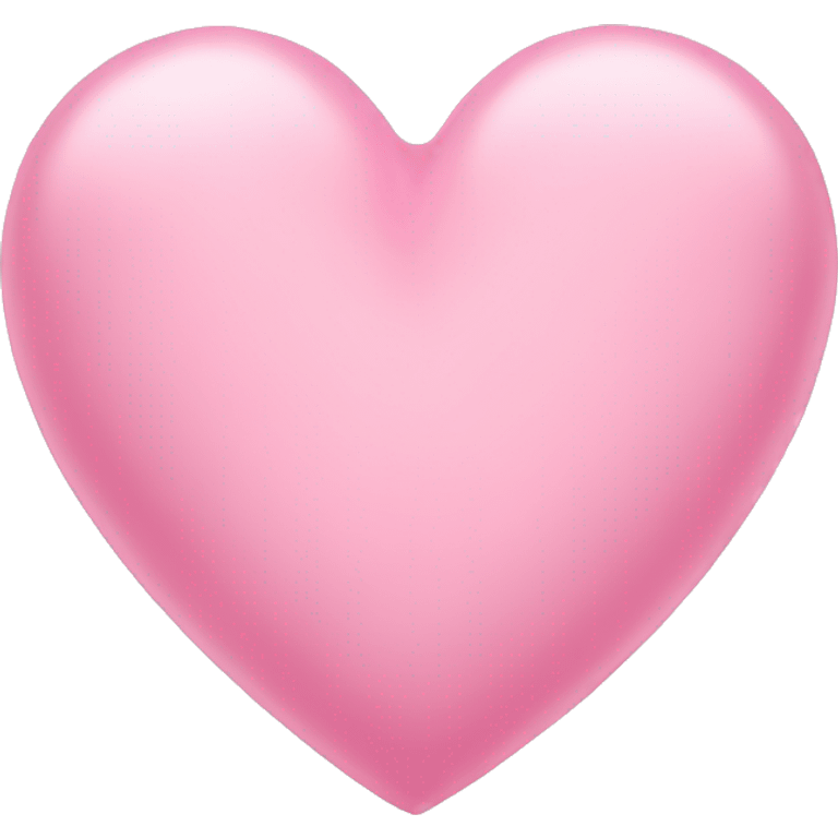 Pastell pink Heart emoji