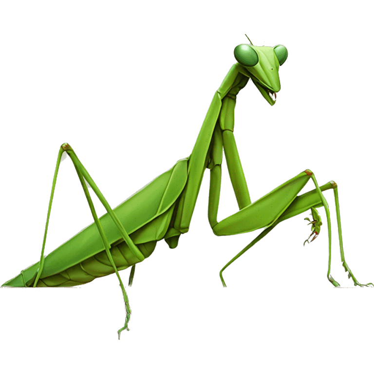 Praying mantis at church  emoji