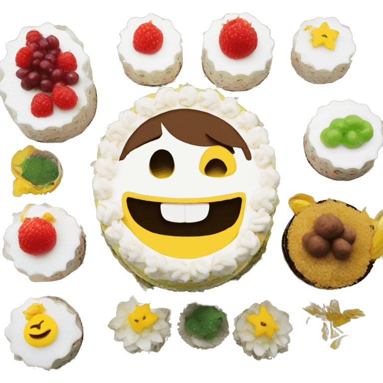 24 bento cake birthday cake emoji