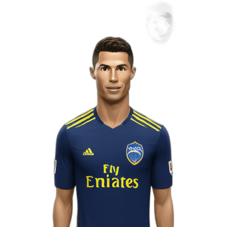 Cristiano Ronaldo in al nassr club emoji