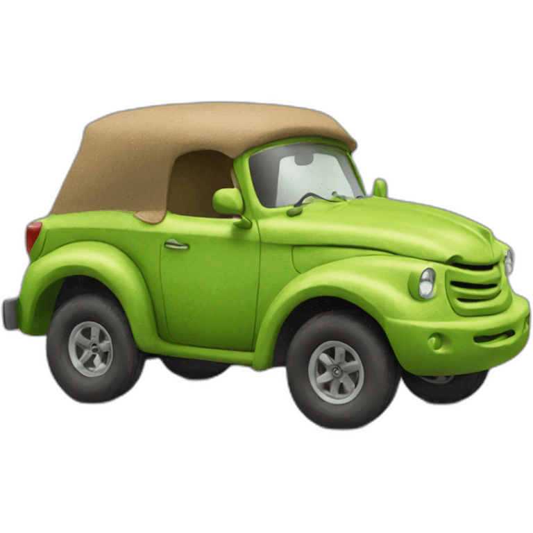 Shrek as cars emoji