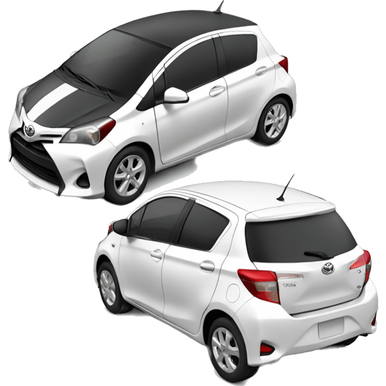 cute 3D Toyota Yaris car emoji