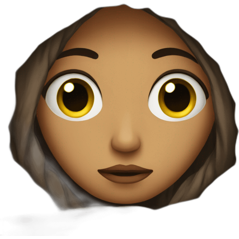 sad woman in a blanket emoji