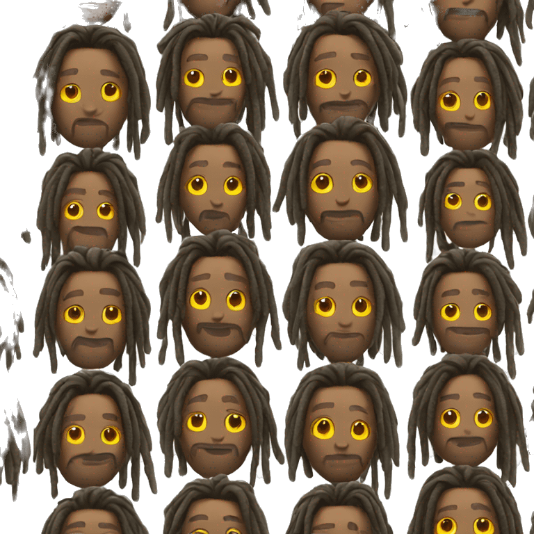 Man with dreads emoji