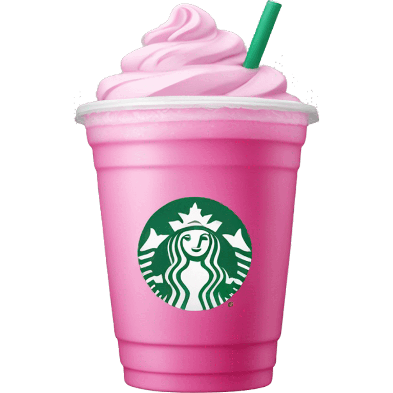 Pink drink from Starbucks  emoji