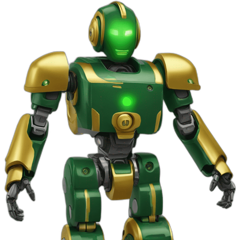 2374 FRC robotics Jesuit crusaderbots green and gold emoji