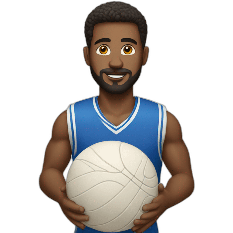 Men with ball emoji