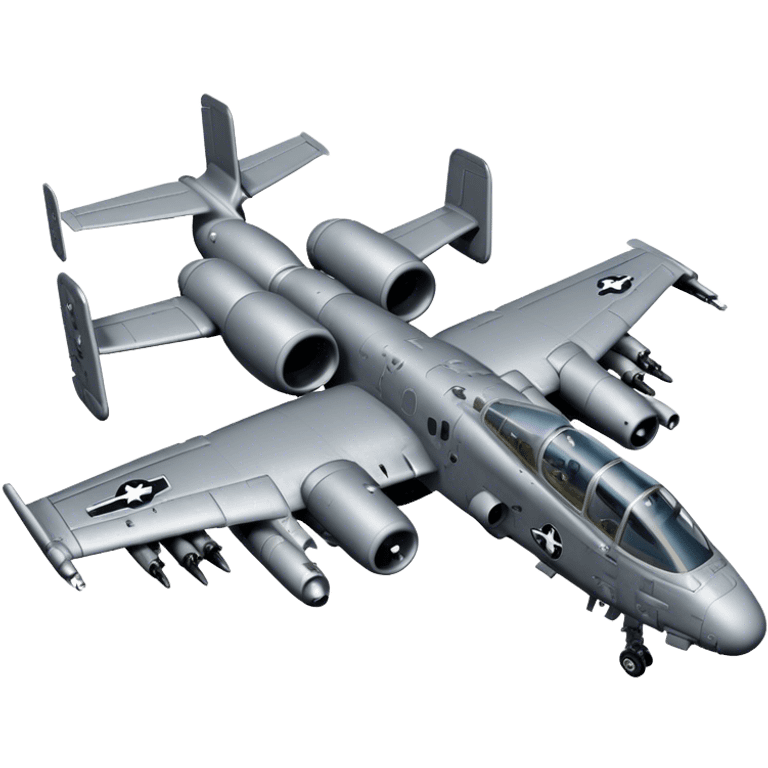 A-10 Thunderbolt II - Fairchild Republic (Grey) emoji