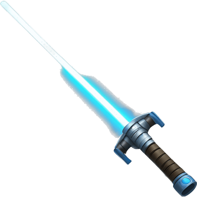 Jedi blue light saber emoji