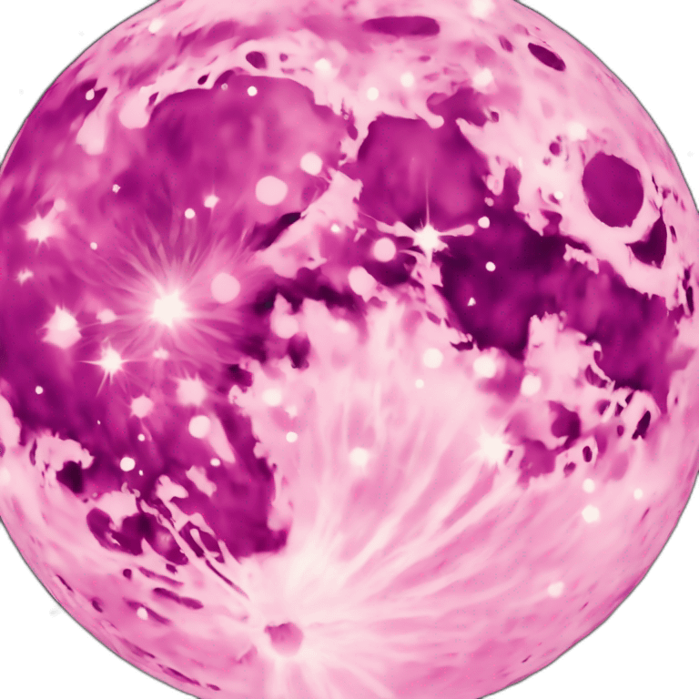 pink moon emoji