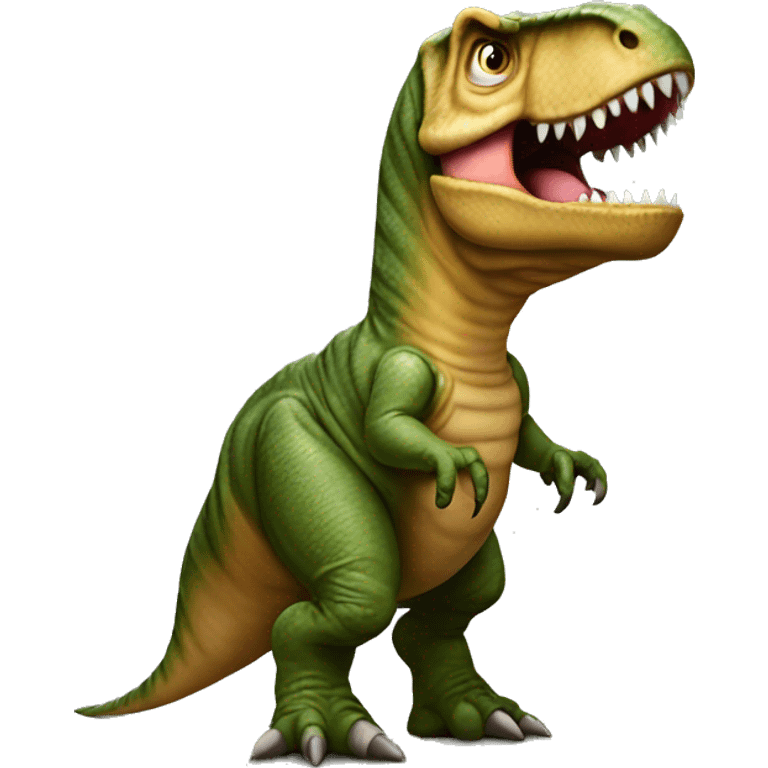 Trump as a t-Rex emoji