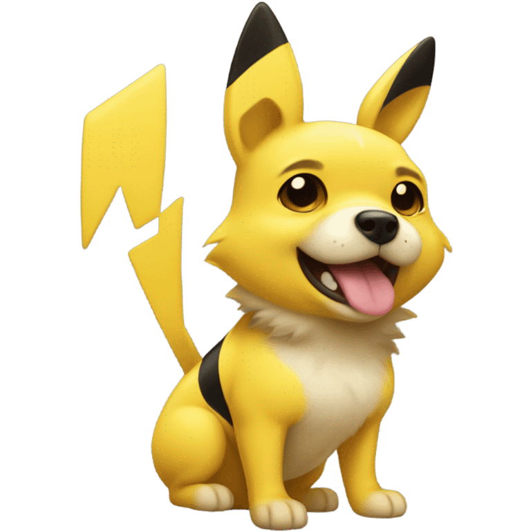 dog pikachu emoji