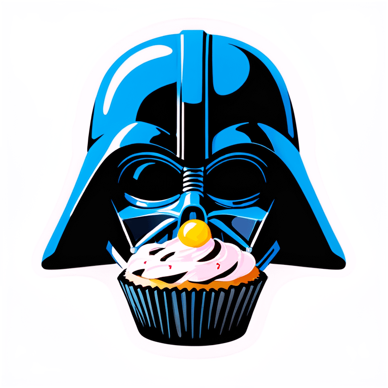 Darth Vader birthday party emoji