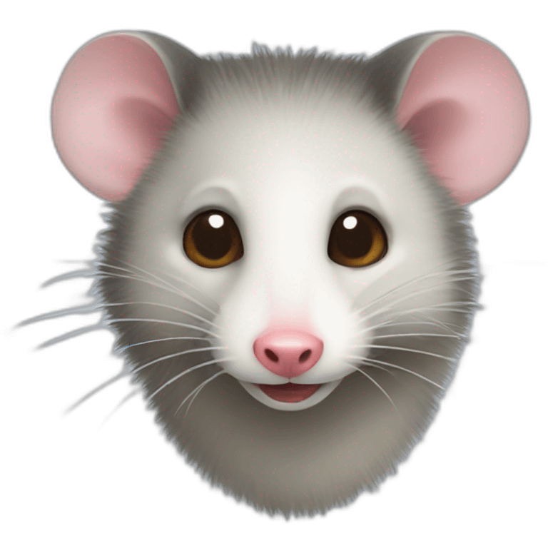 Opossum emoji