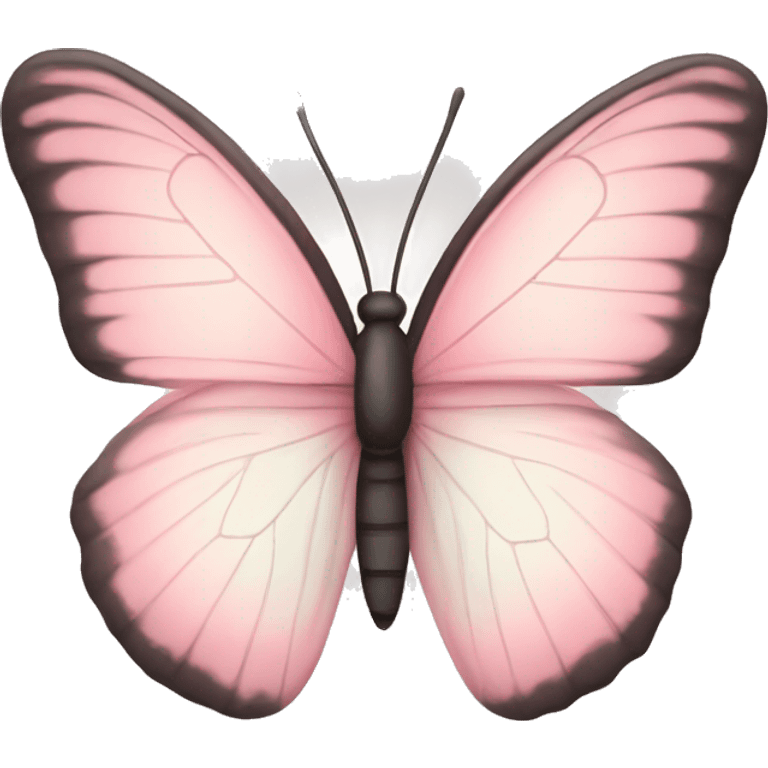 Soft Light pink butterfly emoji