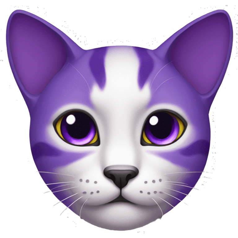 Gato morado emoji