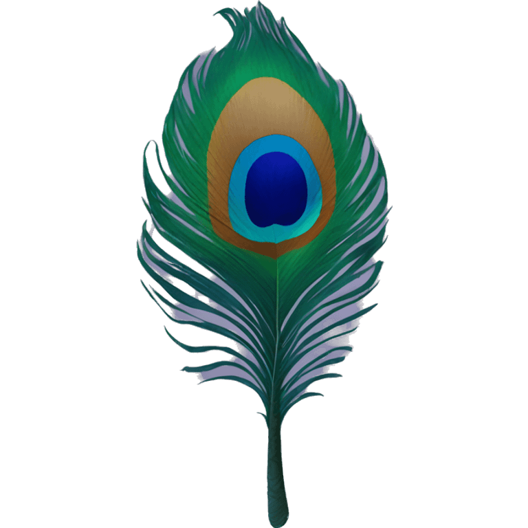 peacock feather emoji