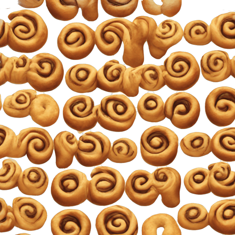 One cinnamon bun emoji