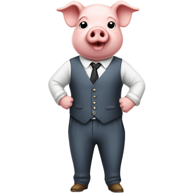 Pig wearing clothes  emoji