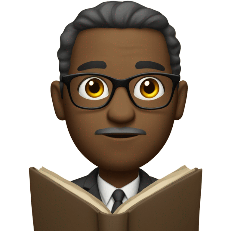 Black historian  emoji