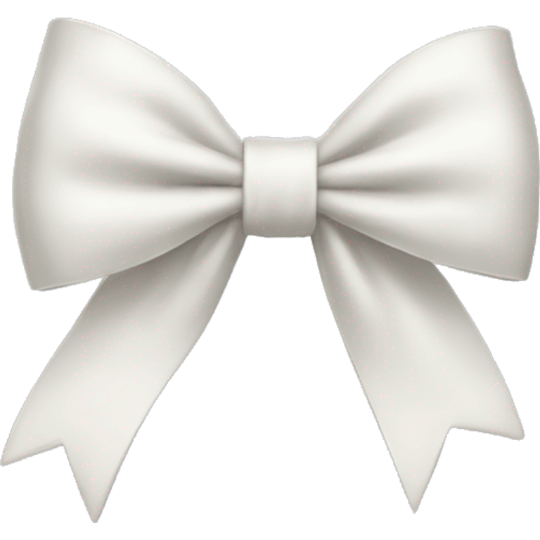 White bow emoji